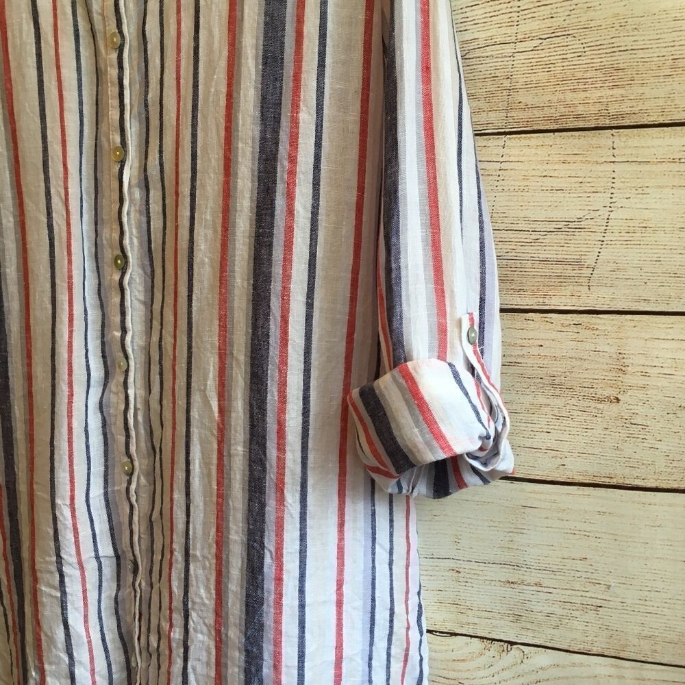 ARTISAN NY TUNIC TOP IN 100% LINEN - Picture 6 of 6